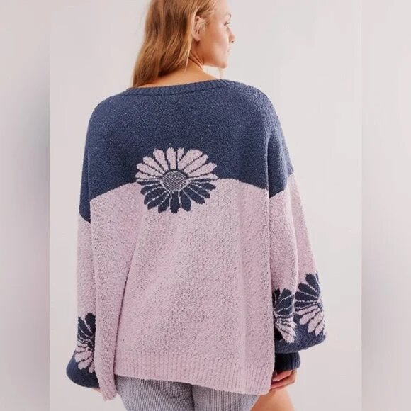 NEW FREE PEOPLE IN BLOOM SWEATER, XSMALL - Picture 2 of 12
